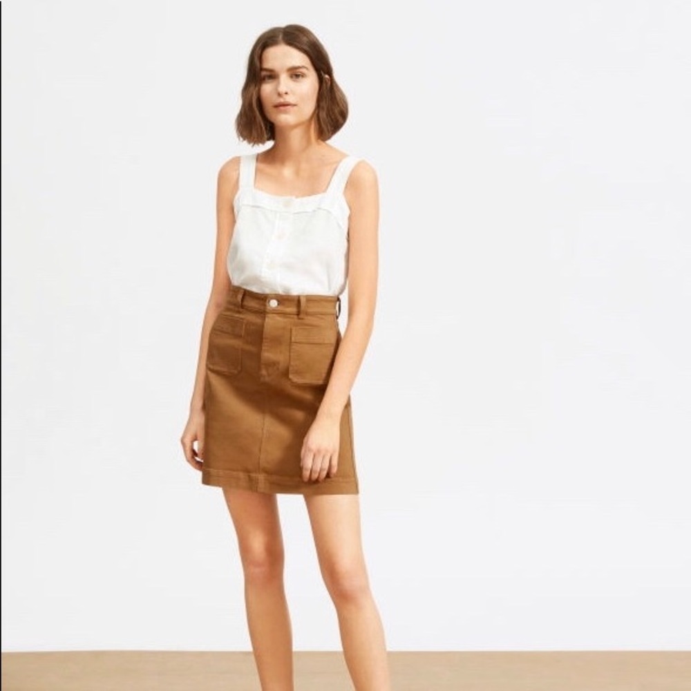 Everlane patch pocket skirt as 4